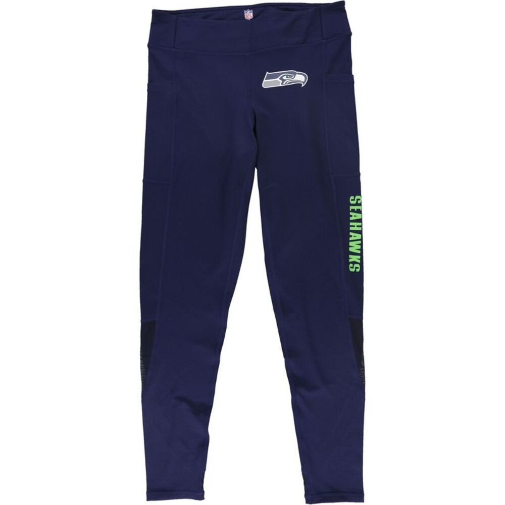 MSX Womens Seattle Seahawks Tapered Compression Leggings Athletic Pants, NWT